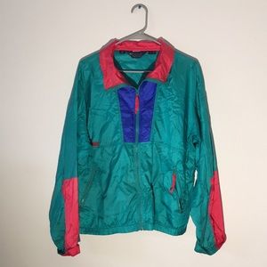 COLUMBIA Retro Windbreaker Jacket Men’s Unisex Zip